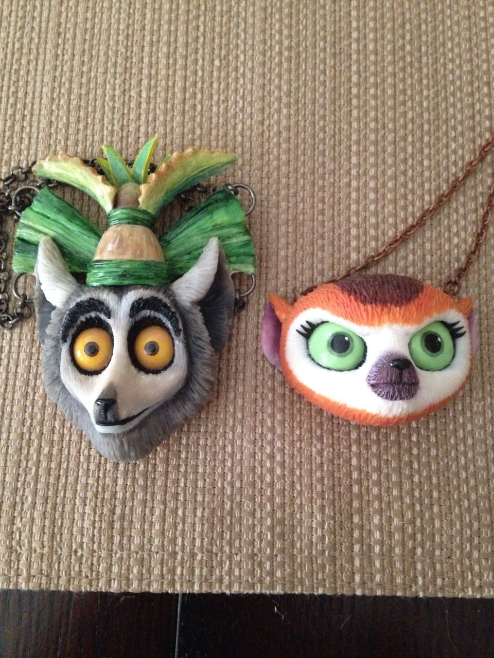 lemurslovethelemurladies:  junglethedrox:  King Julien and Clover came in the mail