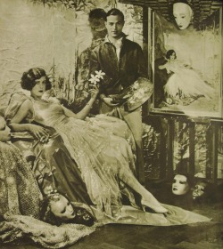 Deviatesinc:  Nancy Beaton And Oliver Messel, 1930 Photos By Cecil Beaton 