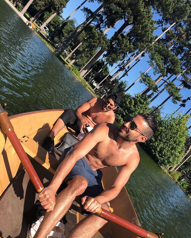 celebswhogetslepton: @jadehassoune: 💦🍃☀️🚣🏽‍♀️🌱🌺 #ParisJeTaime