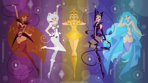 littlepaperforest:The Sailor Animamates! ♡Happy International Sailor Moon Day!! 