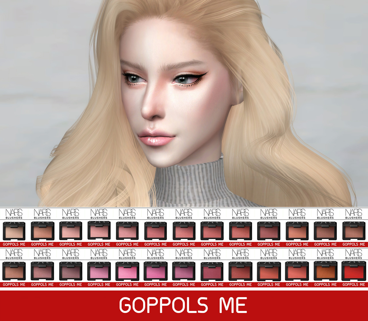 GOPPOLS Me GPME NARS Blushers 52 Swatches Download...