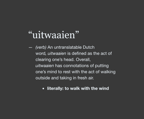 Uitwaaien  |  @wnq-words