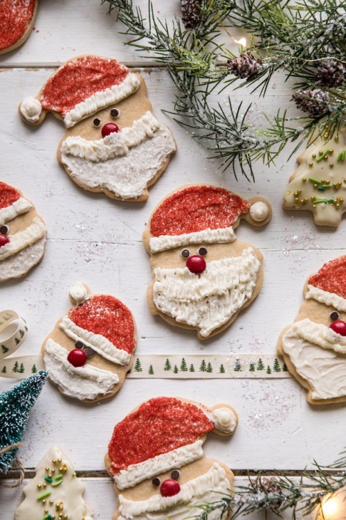 fullcravings - Chai Spiced Santa Cookies with White Chocolate...