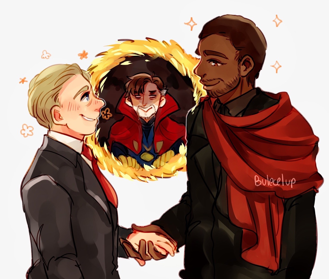 bulecelup:  Everpanther - T’challa/Everett doodles dari twitter w