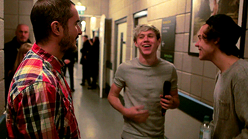 chonce:   Niall and Harry pre-Brit Awards 2013  