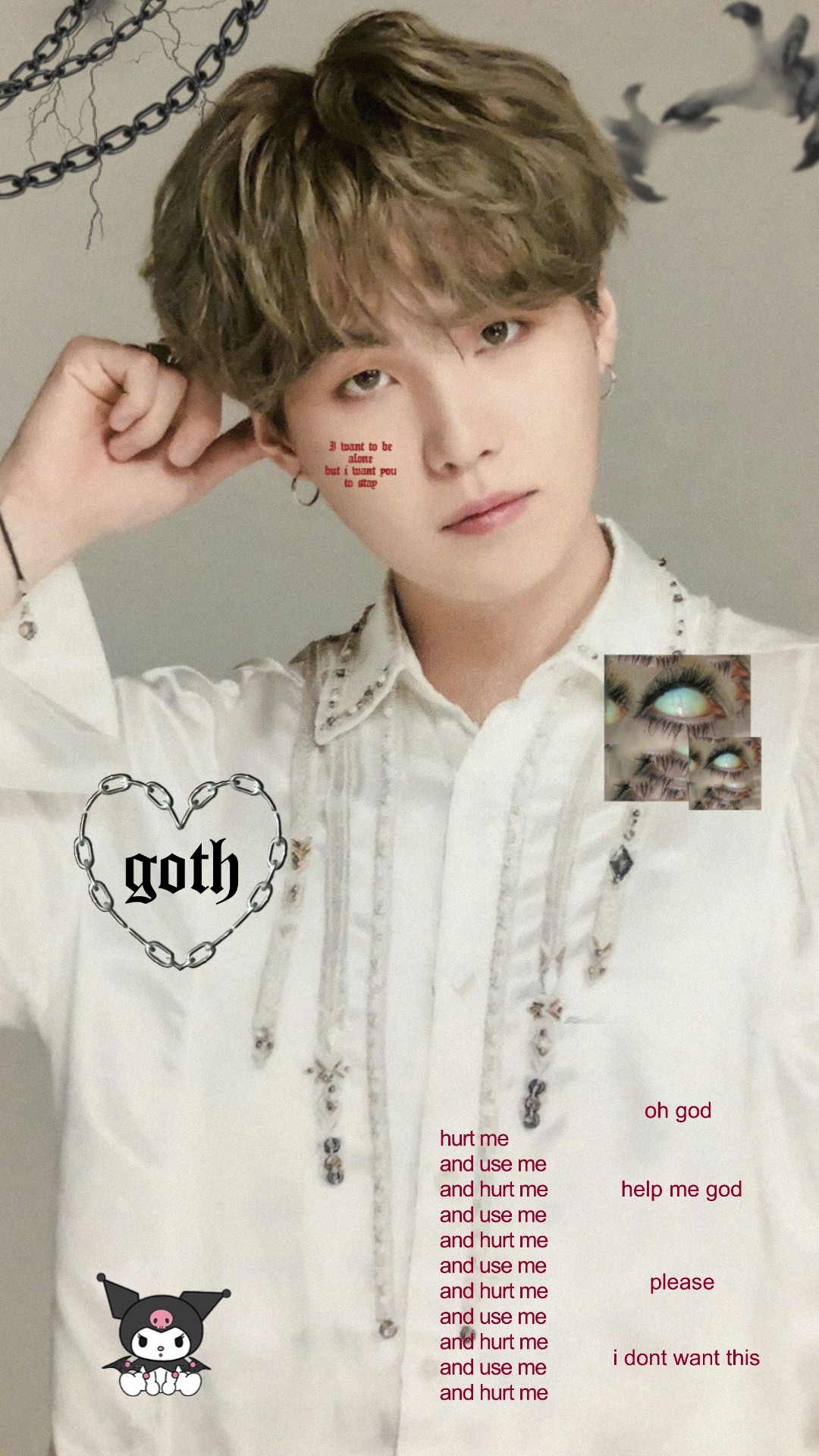 REST] — yoongi gothcore wallpapers;; ♡ like or reblog if