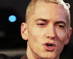 idontknowhatagangstawalkis:  screamingshadyuntilidie: Eminem interview for BBC radio part 1.  THE 4TH FUCKING GIF 