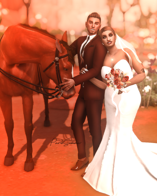 Lola &amp; Corey - 6 poses Instructions :- Place 2 teleporters in the middle of horse 04 or