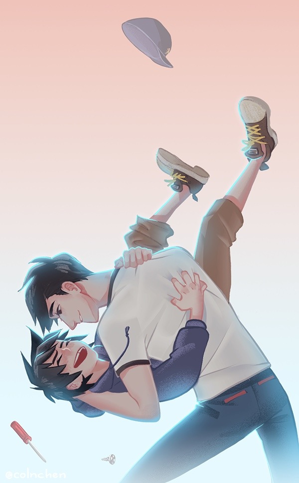 merry-piecrust:  Don’t worry Hiro I won’t ever leave your side.