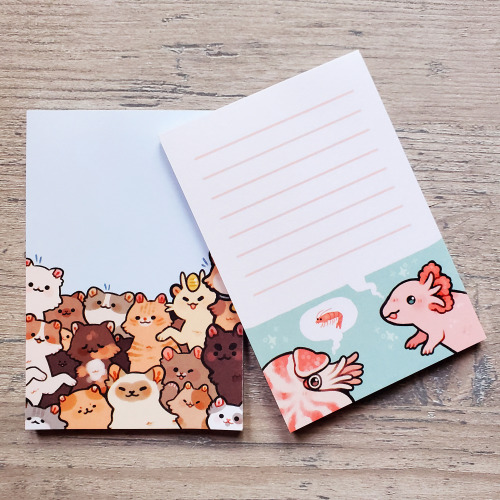 memo pads are back in stock in my shop!