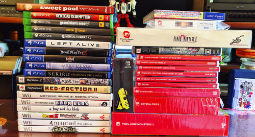 So many video games over the past few months…and this isn’t even all of it!I’m so