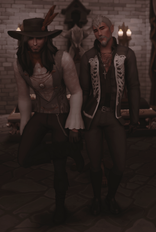 @zeussim  Lestat’s Lover setThank you for letting me try out your amazing clothes in my game! 