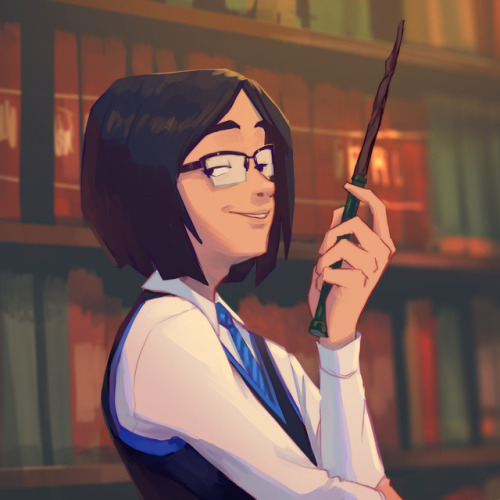 My classmates are making pottersonas this year so… here’s me