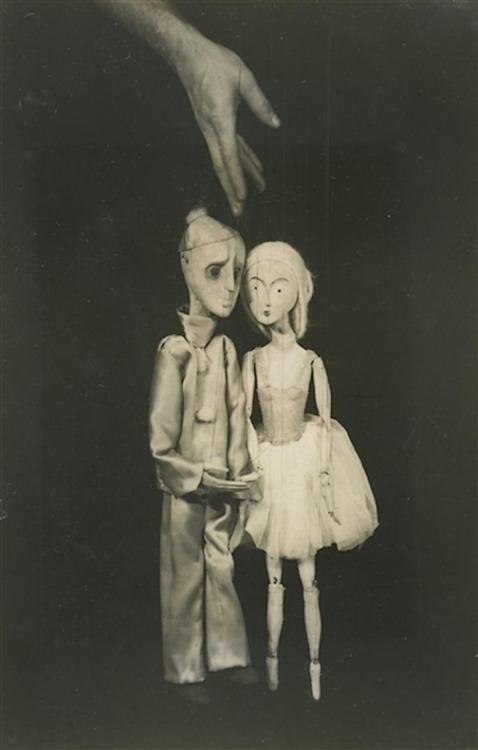 mapetitemelancolie:  André Kertész- From the beautiful Doll Marionette Show 