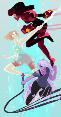 fanfichoarder:  The Crystal Gems by Hootsweet