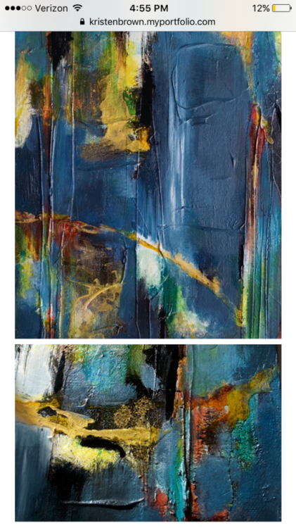 AMAZING NEWS! These two paintings of mine were accepted into the upcoming Emerging Artist Exhibition