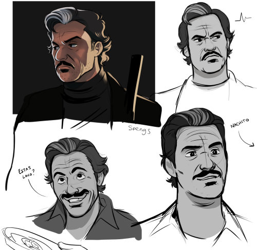 lalo studies. he is just as hard to draw as i thot he’d be. 