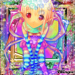 anime girl blingees (rainbow!) [none of these... - Tumbex