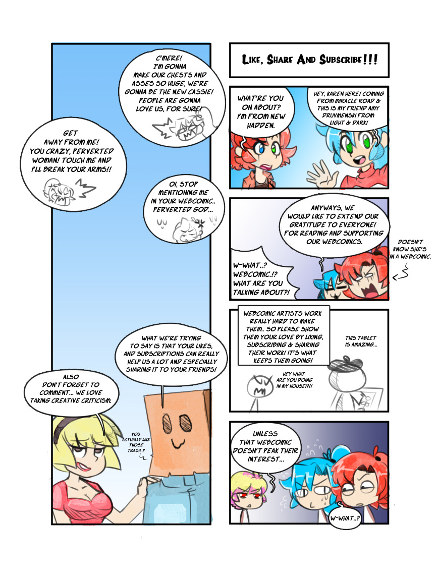 miracleroad:  this is a reminder to all who reads webcomics! i created this as a