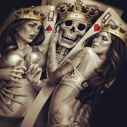 every king needs a queen. or 2