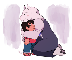 princessharumi:  Steven having a few adventures through Undertale ~ A collection of little pics I did for raptarion. 
