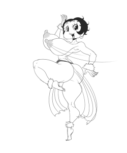 ber00:     Patreon doodle         Betty Boop