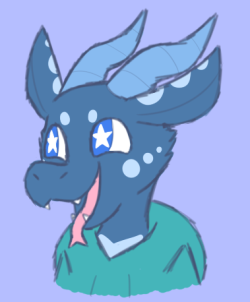 averytinydragon:a sorta old doodle of myself