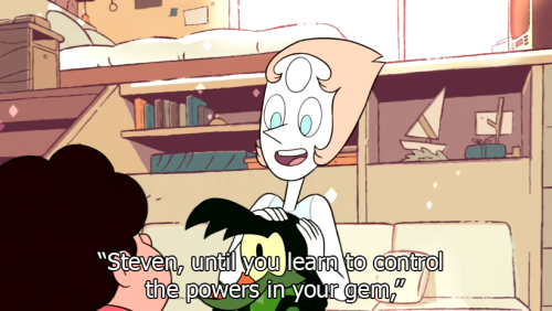 angriestofbirds:IM REWATCHING STEVEN UNIVERSE AND THE FIRST TIME WE EVER SEE PEARL SHE FUCKING SNAPS