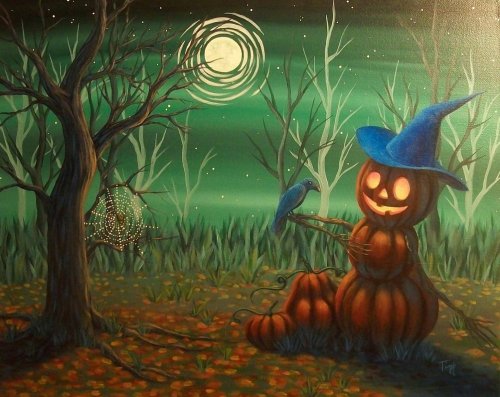 bookofoctober:In the Pumpkin Patch by katTink