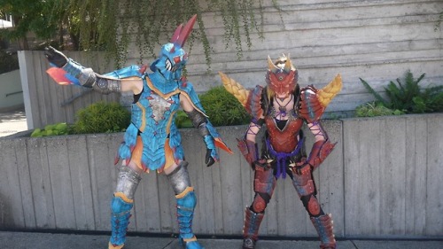 Lagiacrus (sk00pa) and Tetsucabra (Mordali Cosplay) cosplays are done! PAX West was great!!! Now to 