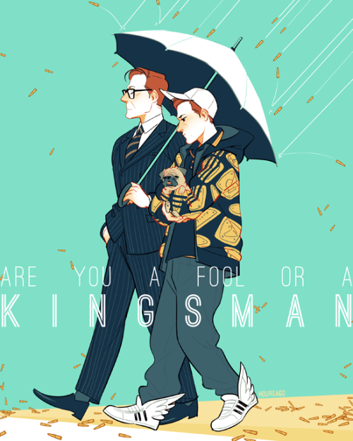 hoursago:rewatched kingsman and im on fire[ on society6 ]