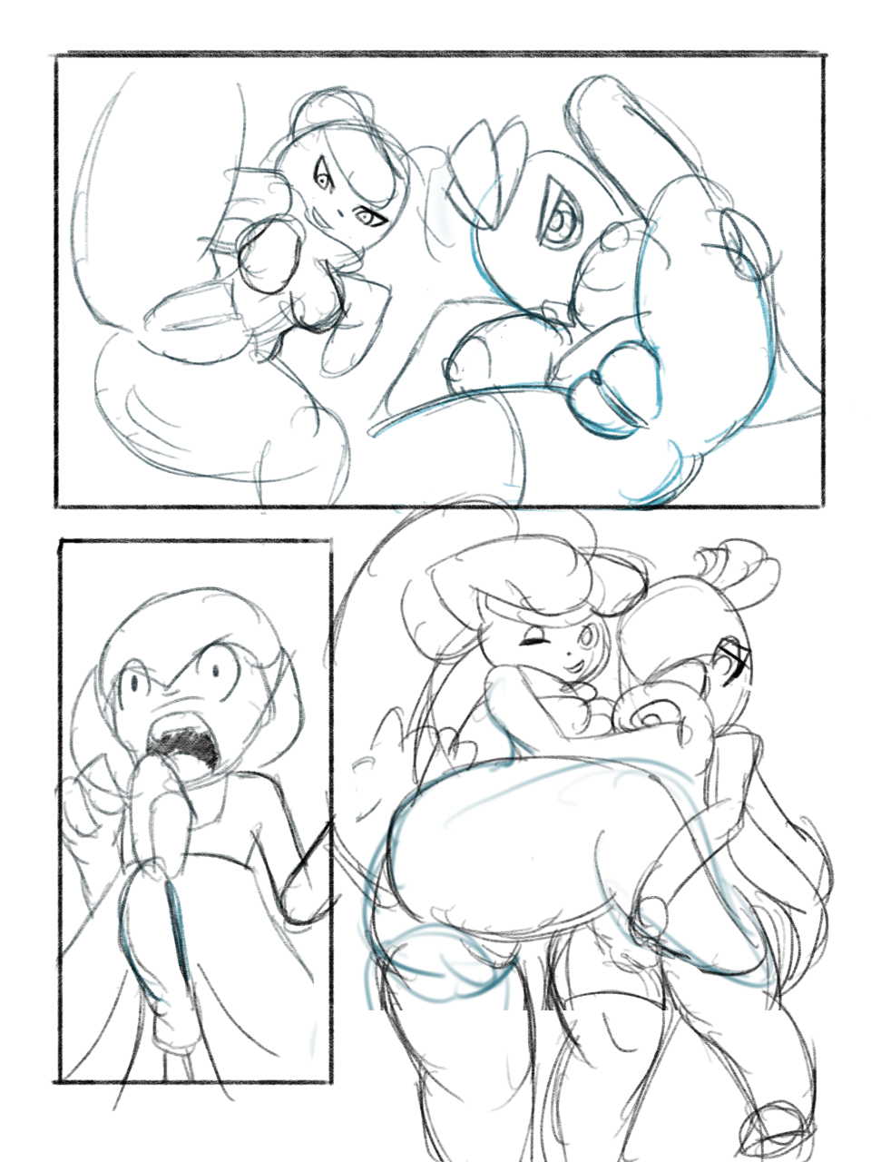 Quickly three page warm up with Ryan the Gardevoir getting ready to unleash pent