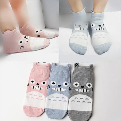 kawaii totoro cotton casual socks