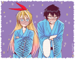 bottled-genius:  blushing dorks x yukatas