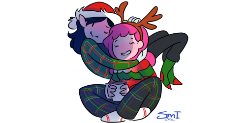 Porn Pics smi-time:    ♥  cute lil christmas cuddles ♥