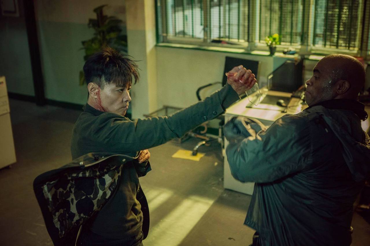butts-and-uppercuts:  Max Zhang and Anderson Silva in the upcoming martial arts film, “Invincible