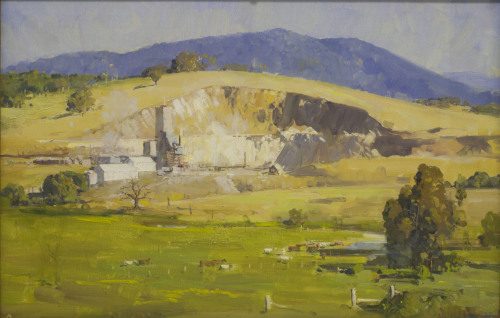 ARTHUR STREETONThe Lime Kiln LilydaleOil on Canvas