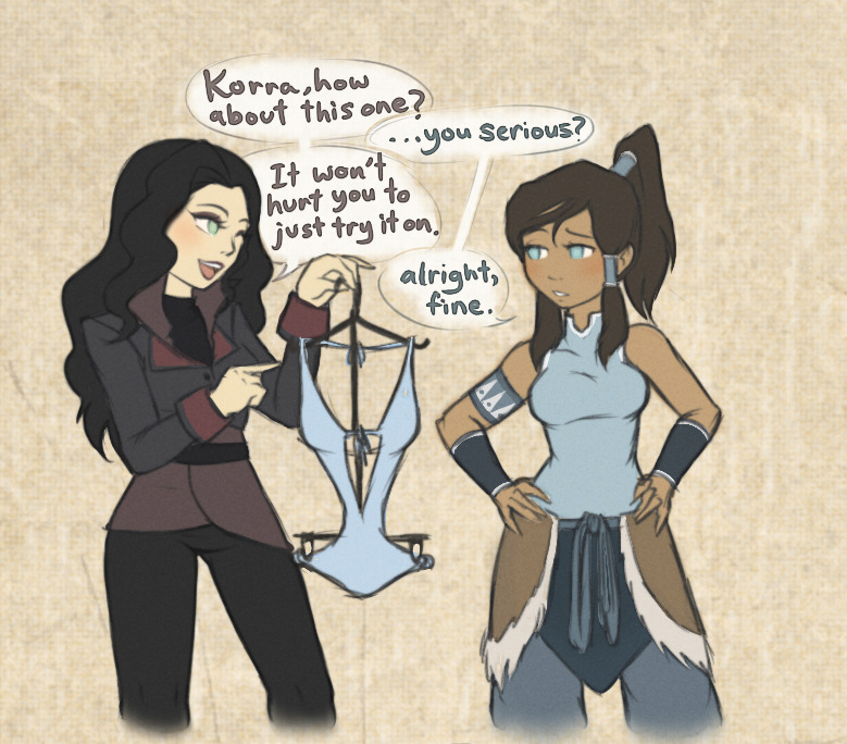 k-y-h-u:  my first Korrasami comic that I did a couple years ago~ huehuehue  still