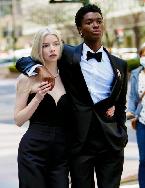 birdmans: Anya Taylor-Joy and Alton MasonOn set of a photoshoot for Tiffany &amp; Co.