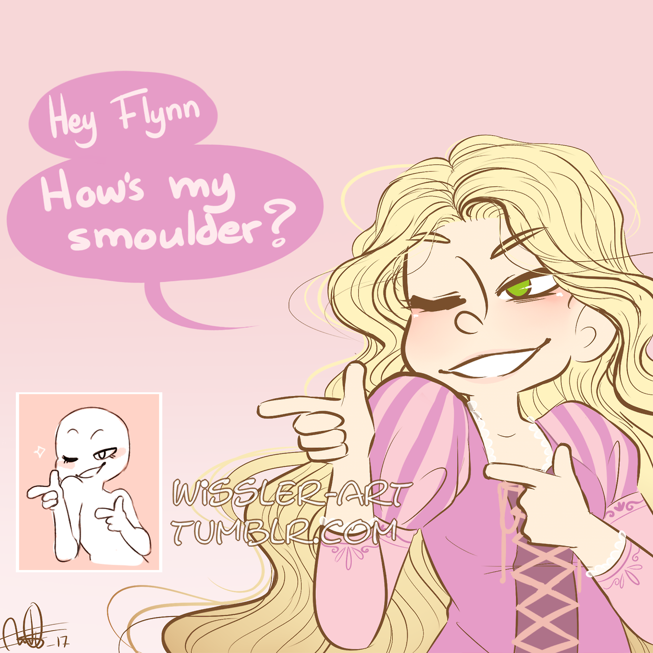 wissler-art:  Show him how it’s done, Punzie(fhdfhkfd thank you !!!!)–DO NOT