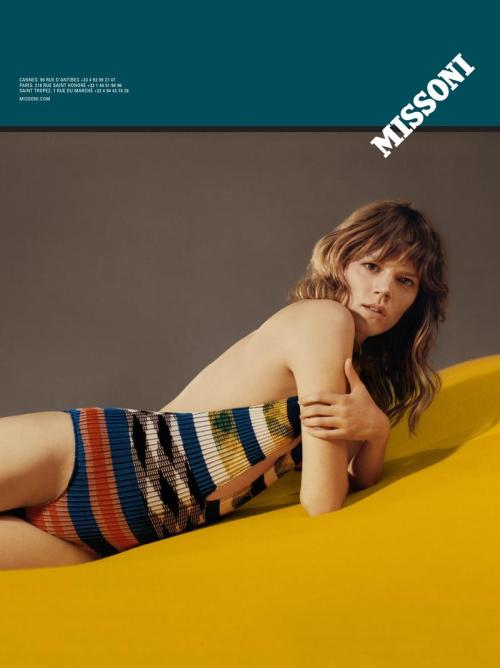 Freja Beha Erichsen for MissoniSpring/Summer 2016Photographer: Harley WeirModels.com