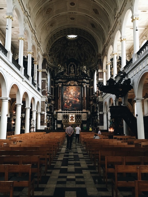 moscowcoffee: Saint Carolus Borromeus church. Antwerp, Belgium.