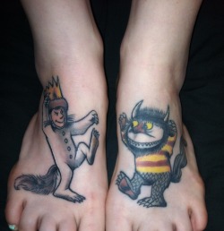 fuckyeahtattoos:  Max and Carol. Done by