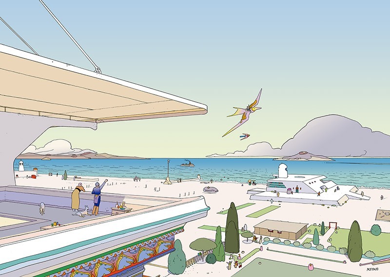 unoetrino:  ungoliantschilde:  Jean Giraud aka “Moebius” or “Gir” produced