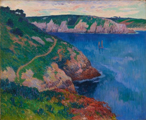 Henry Moret (French, 1856-1913), La Rivière de Bélon [The Bélon River], 1896. Oil on canvas, 83.2 x 