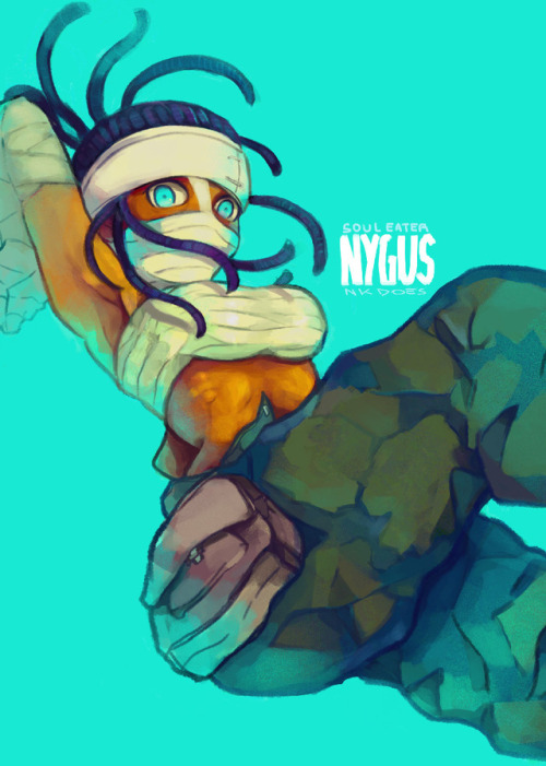 nkdoes:trying out new tablet character is nygus from soul eater 
