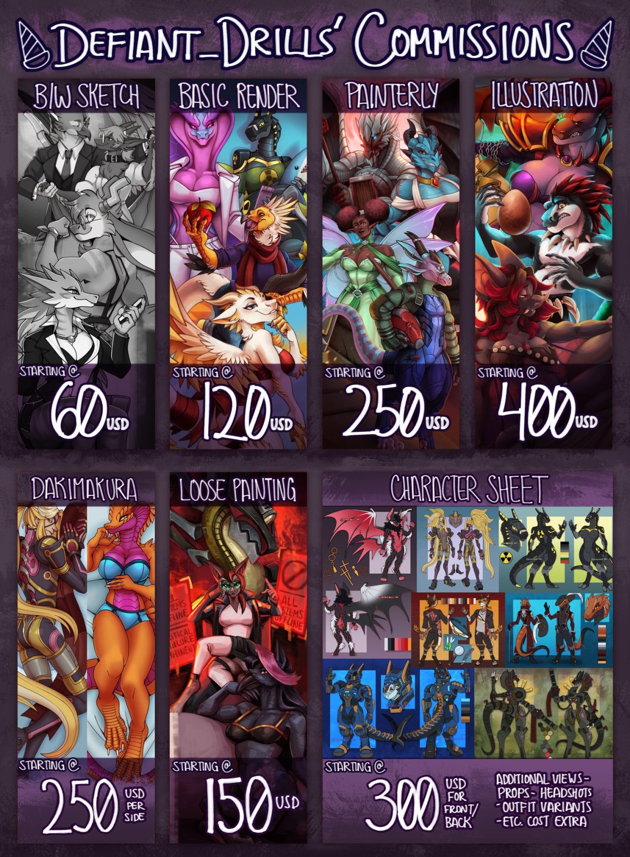 Updating my pinned. Reminder that my commissions are open! 