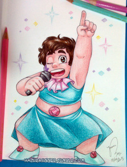hazurasinner:  I couldn’t focus on work today so I took the short hour I could use to draw and paint Steven wearing last episode’s dress. Now I can’t draw more for today but it was worth it. You rock that dress you precious baby! Please reblog don’t