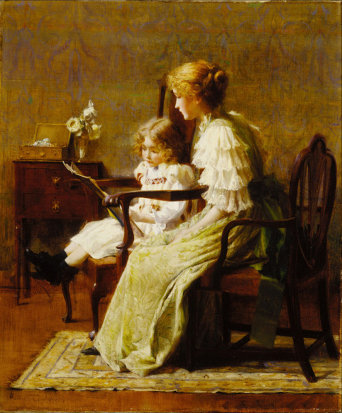 Mother and Child (c.1885). Francis Coates Jones (American, 1857-1932). Oil on canvas. Terra Foundati