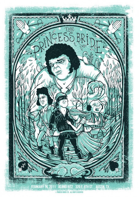 thepostermovement:  The Princess Bride by Drew Millward